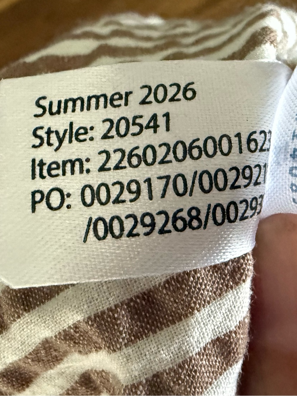 Marine Layer Darcy Seersucker Maxi Dress Mocha Stripe Brown Medium - Picture 7 of 7